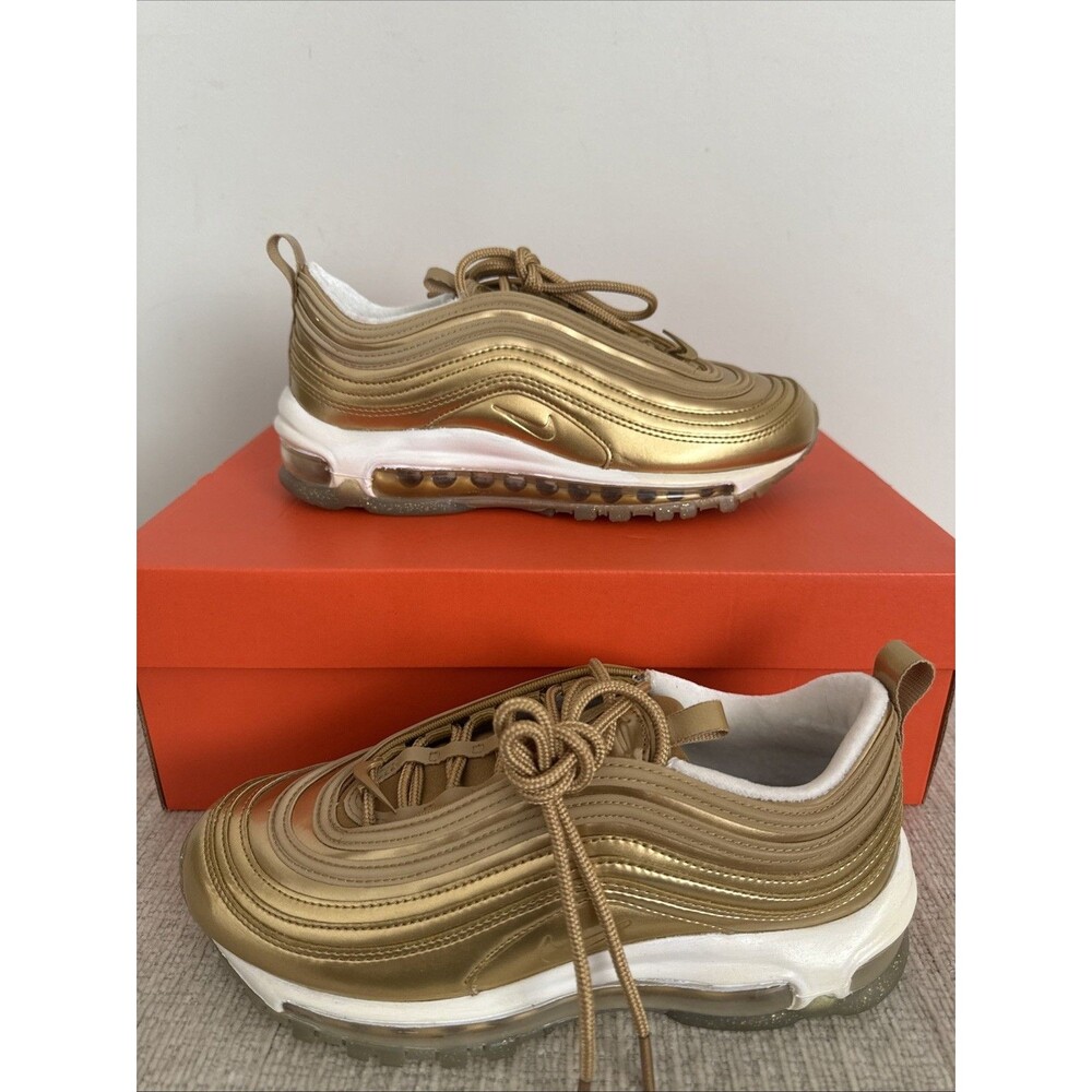 NIKE Air Max 97 LX 'Metallic Gold' W Sz 6 (CJ0625-700)